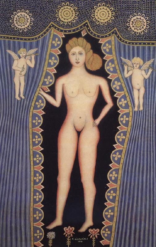 Nude with Cupids, Hirshfield Morris